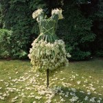 A dress made from yucca leaves and&nbsp;flowers