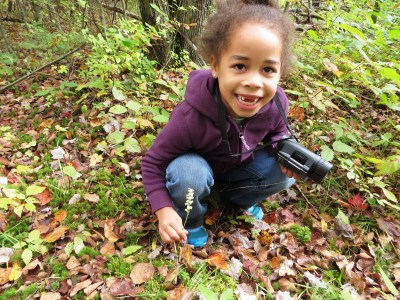 Liana finds happiness in an autumn orchid.